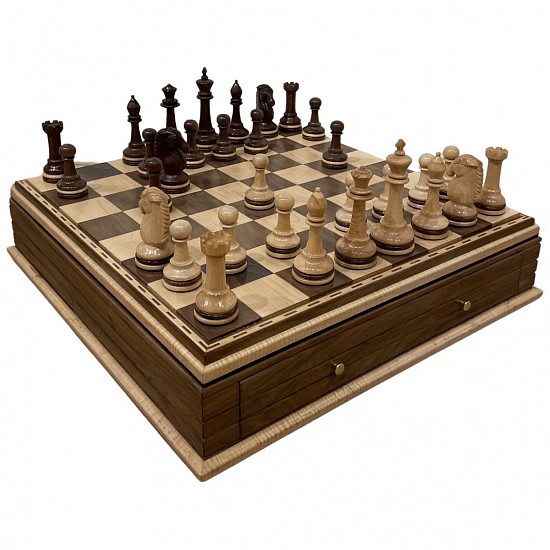 Don Scott, Chess Set
2021, Walnut & Maple