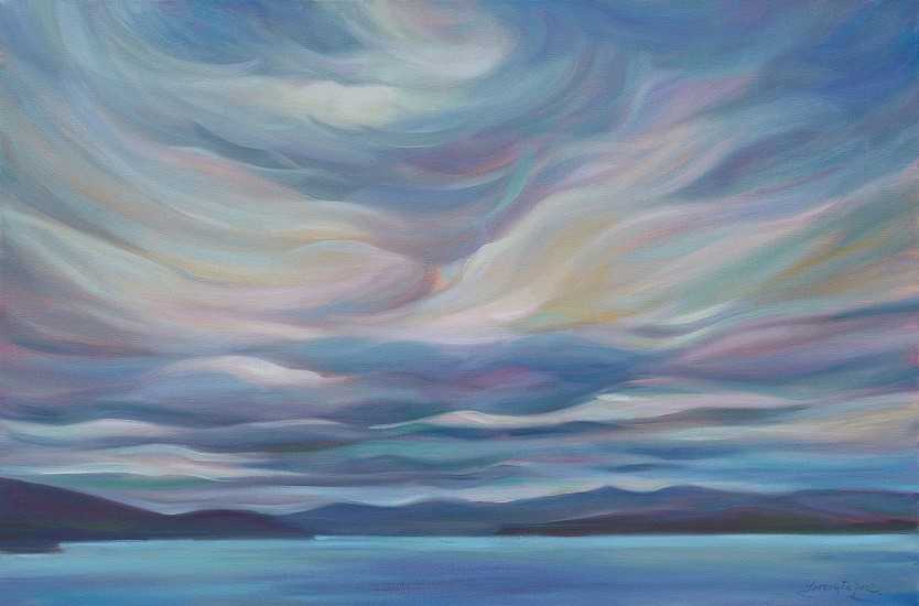 Louise Lamontagne, The Lake - Mostly Sky
2022, oil