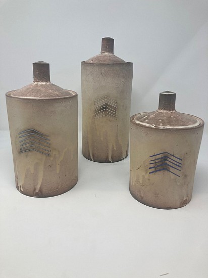 Tom Jaszczak, Cannister Set small 1 of 3
2021, earthenware