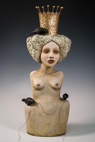 Sandi Bransford, Blackbird Queen
2021, ceramic