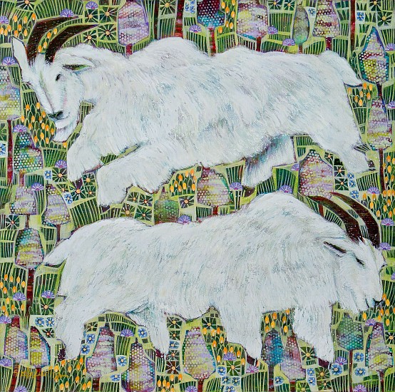 Shelle Lindholm, Wild and Wooly
2023, acrylic on panel
