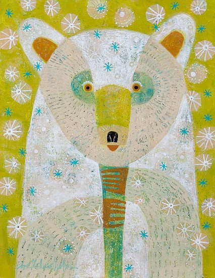 Shelle Lindholm, Spirit Bear
2023, acrylic on panel