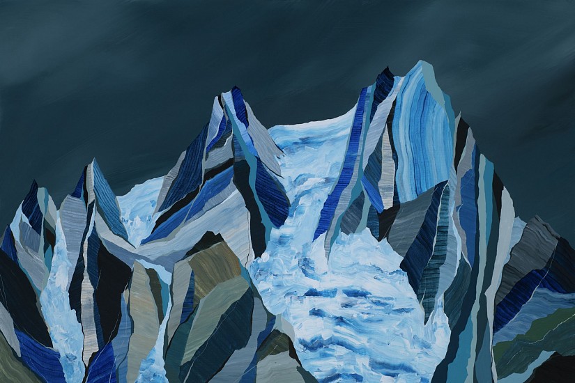 Ryan Molenkamp, Cascade No. 115
2023, acrylic on panel