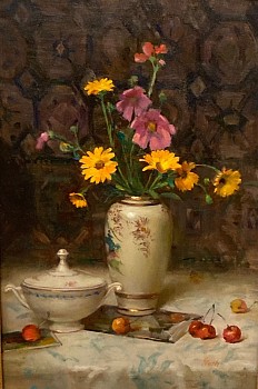 gis 0314 cherries china and cosmos