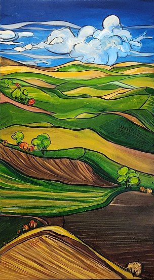 Joel Stehr, Beyond Greener Pastures
2024, acrylic