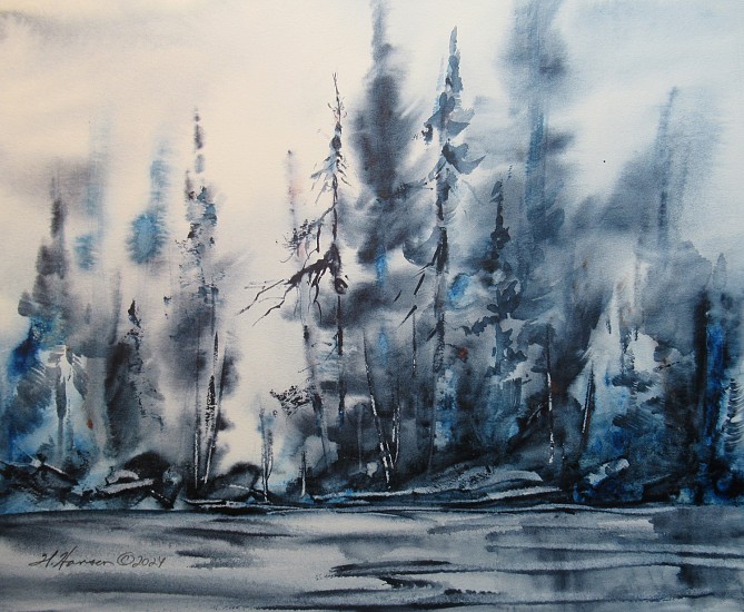 Wes Hanson, Forest Ice
2024, watercolor