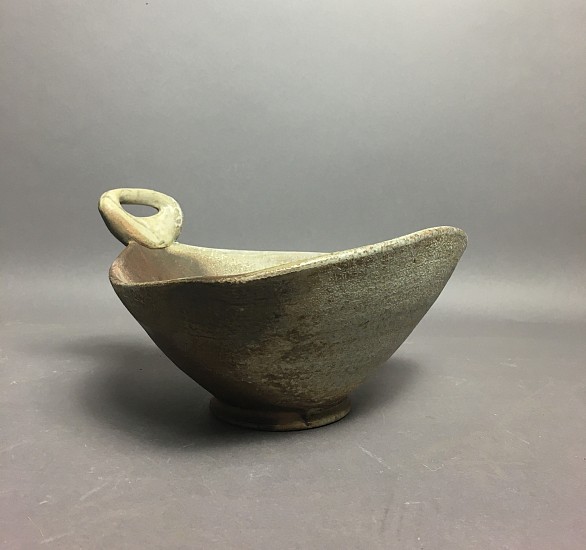 James Tingey, Triangular Scoop Bowl
2019, wheel thrown, altered, wood fired