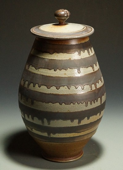 James Tingey, Striped Lidded Vessel
2016, stoneware