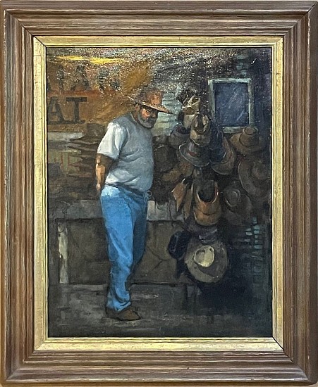 Don Ealy, Australian Hat Man
2001, oil on canvas