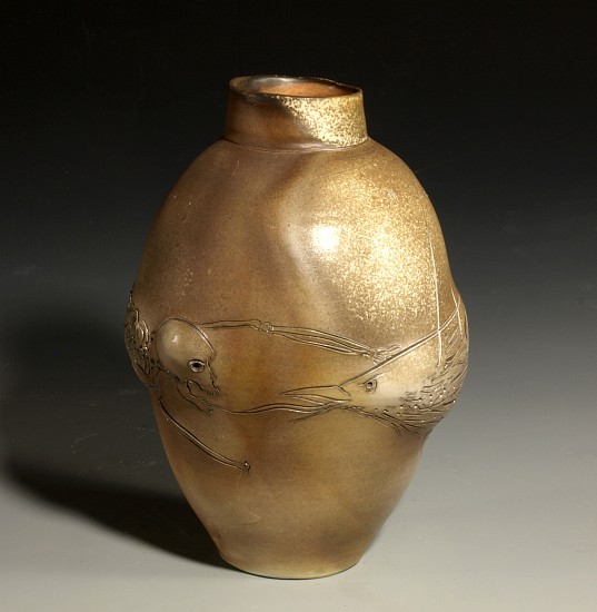 Frank Boyden, The Attack Vase
2010, wood-fired porcelain