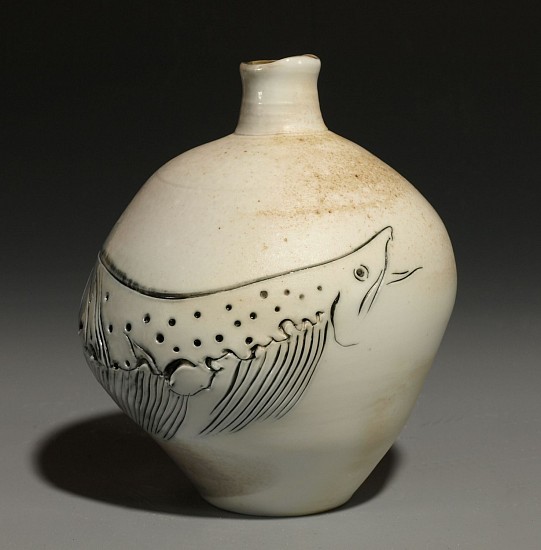 Frank Boyden, Spawning Salmon Vase
2006, porcelain