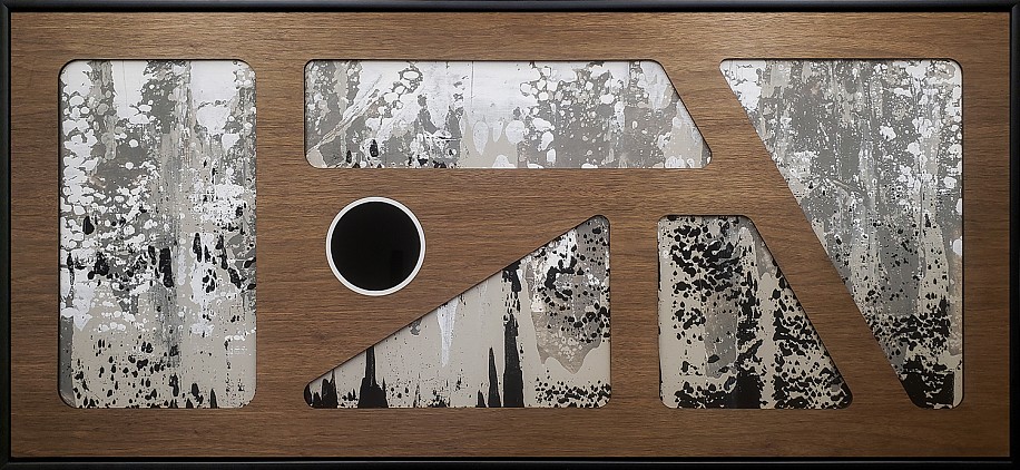 Christian Benoit, Windows VII
2024, walnut, acrylic, stain