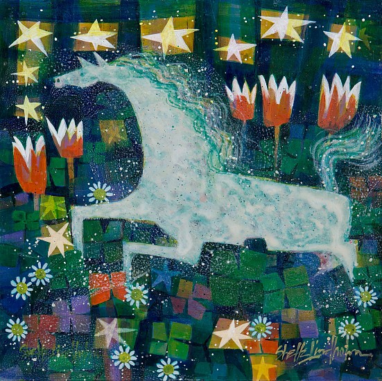 Shelle Lindholm, Lucky Stars
2024, acrylic on panel