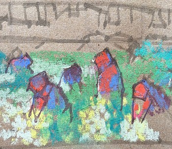 gal 0274 picking daffodils study