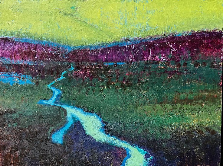 Kathy Gale, Spring Runoff #2 Study
2023, acrylic