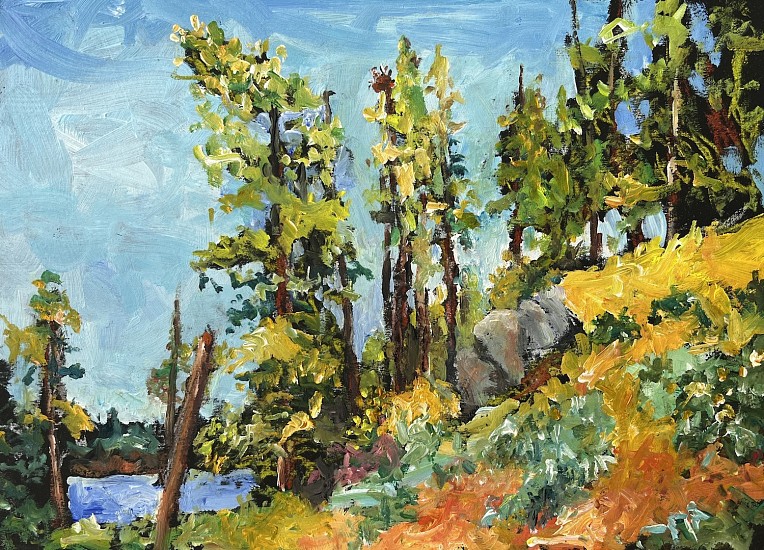 LR Montgomery, Balsam & Pines at Tubbs Hill
2024, oil on panel