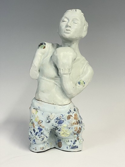 Mary Frances Dondelinger, Blue Boxer
2024, porcelain