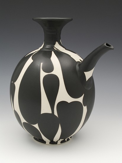 Sam Scott, Black and White Wine Decanter
2018, wheel-thrown kai porcelain