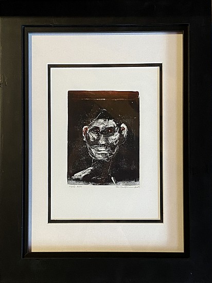 Mel McCuddin, Hard Man-Framed and Signed
2009, monoprint