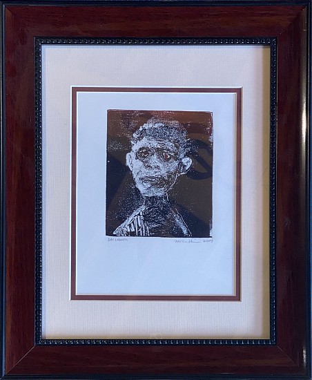 Mel McCuddin, Day Laborer-Framed and Signed
2009, monoprint