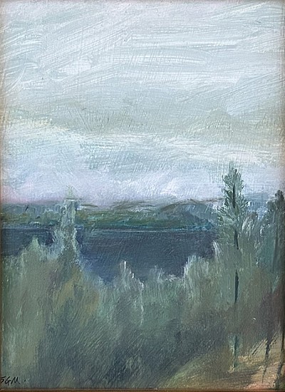 Sally Machlis, Lake from Fernan Hill
2022, oil