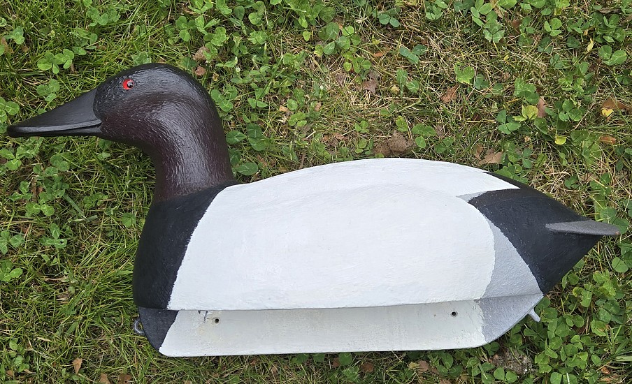 Frank Werner, Canvasback drake #7
wood carving