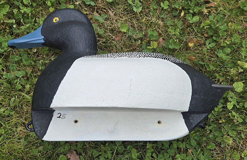 Frank Werner, Scaup drake #25
wood carving