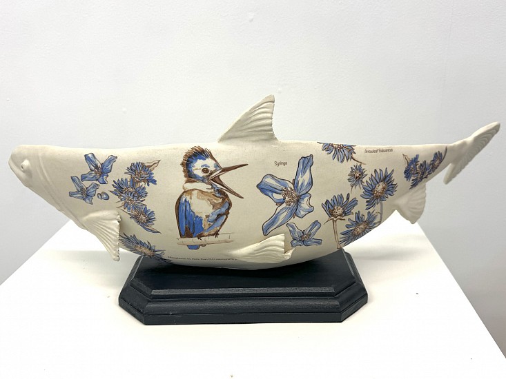 Mary Frances Dondelinger, Mounted Fish
2024, stoneware