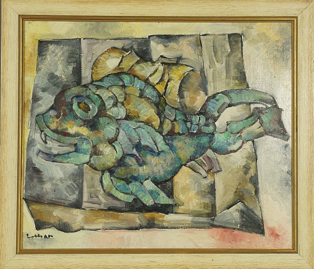 Ernest Lothar, Caribe Fish
oil paint