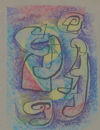 Ernest Lothar, Untitled
pastel on construction paper