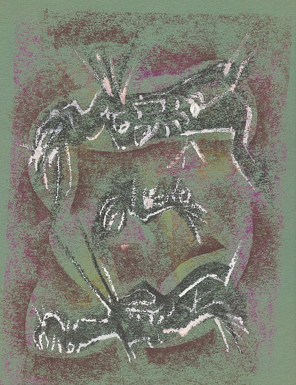 Ernest Lothar, Untitled
pastel on construction paper