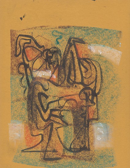 Ernest Lothar, Untitled
pastel on construction paper