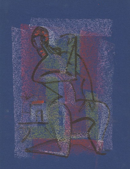 Ernest Lothar, Untitled
pastel on construction paper