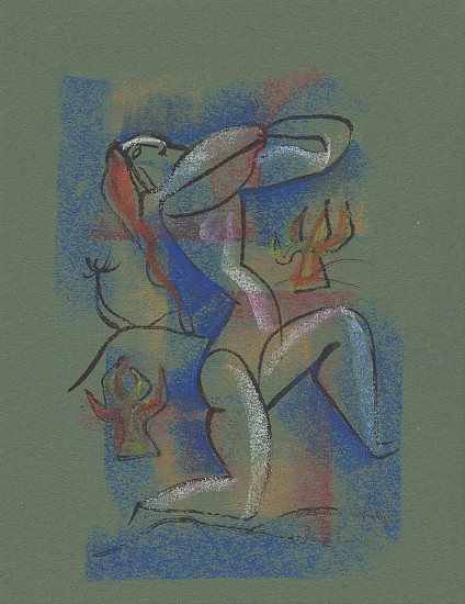 Ernest Lothar, Untitled
pastel on construction paper