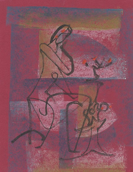 Ernest Lothar, Untitled
pastel on construction paper