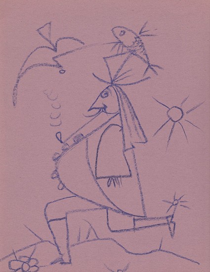 Ernest Lothar, Untitled
pastel on construction paper