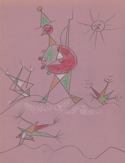 Ernest Lothar, Untitled
pastel on construction paper