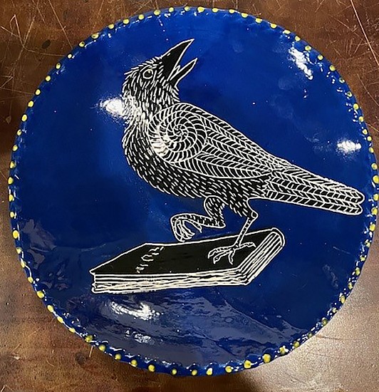 Betsey Hurd, Large Blue Raven
2024, ceramic