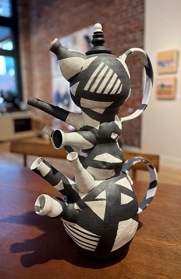 Tom Kuhns, Teapot Apocalypse
2024, Ceramic raku fired