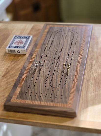 Joel Stehr, Cribbage #4
2024, Walnut, Doug fir