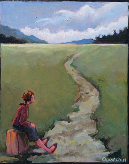 Carol Aust, New Path
2024, acrylics on panel