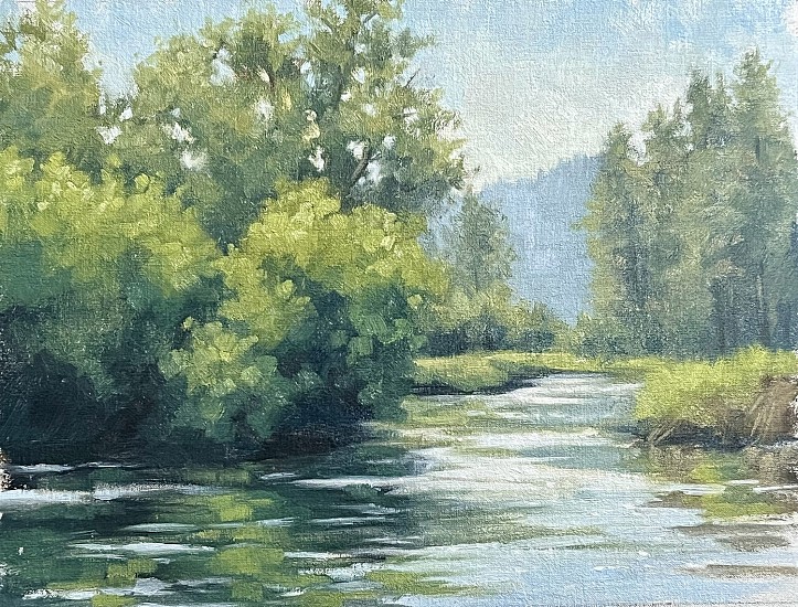 Molly Sims, Little Spokane River
2024, oil