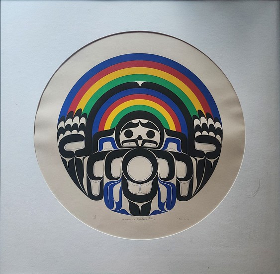 Unknown Artist, Memorial Rainbow Drum, 75/100
1977, silk screen print on paper