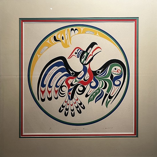 Unknown Artist, Medicine Drum, 33/222
1977, silk screen print on paper