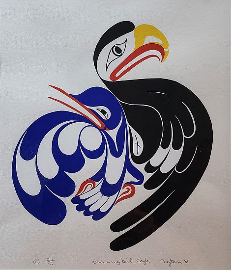 Unknown Artist, Hummingbird, Eagle, 23/42
1981, silk screen print on paper