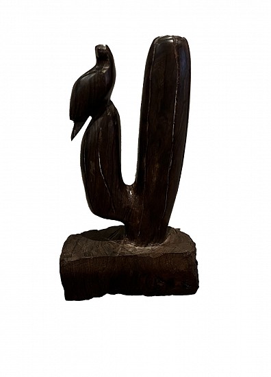 Unknown Artist, Eagle on Cactus, Halibut Hook
wood