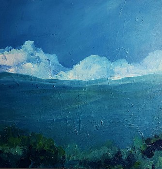 ranc 0006 18 blue eyed morning 18x18 wood panel rancourt