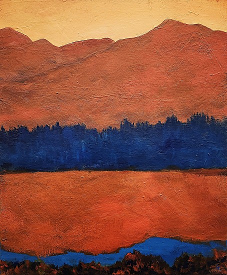 Teresa Rancourt, Mountain Aria
2024, acrylic on canvas