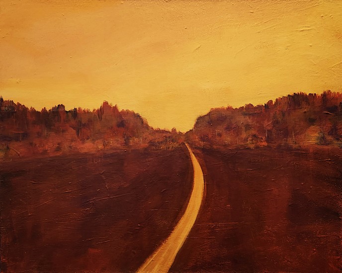 Teresa Rancourt, It Truly Is About The Journey
2024, acrylic on canvas