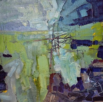 ranc 0021 22 crossing the delta 12x12 wood panel rancourt